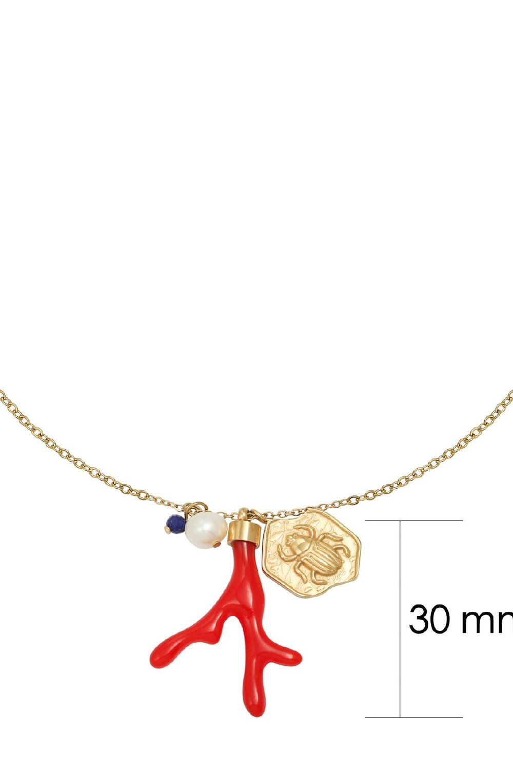 Necklace Creative Gold Color Stainless Steel h5Picture2